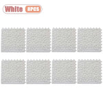 tapis sol antidérapant cailloux gris blanc moderne 30cm 30cm clips geometrique