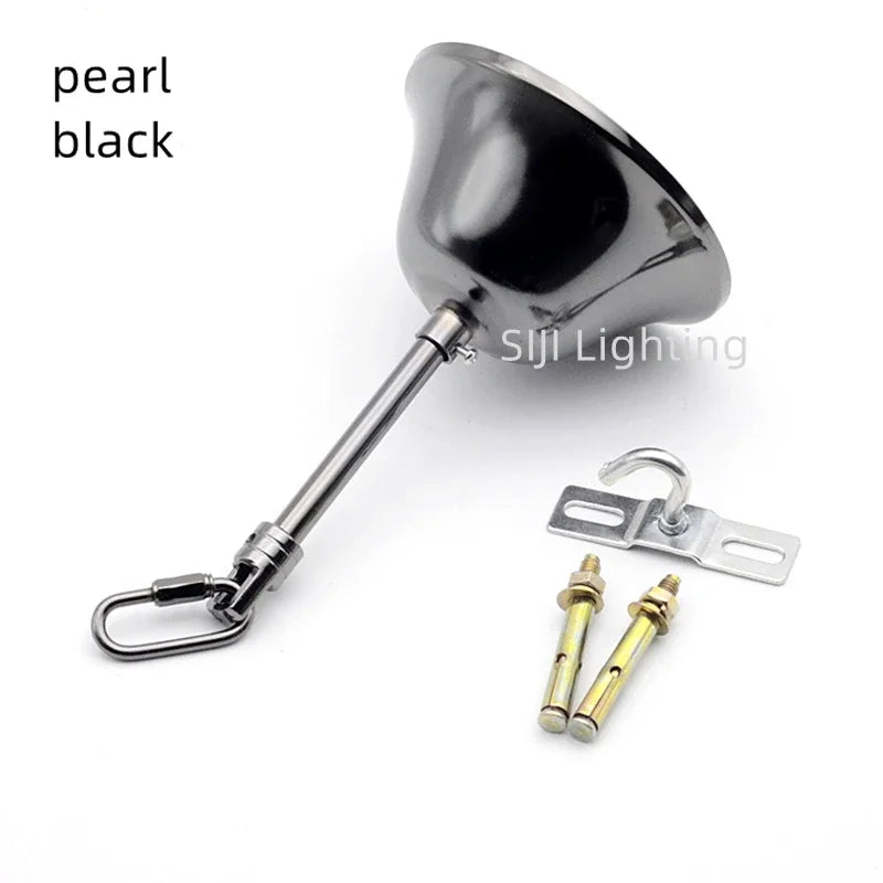 suspension moderne or rouge bronze noir vert bronze clips boulons