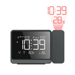 projecteur horloge numérique moderne alarme projection veilleuse écran led câble usbmanuel dutilisation