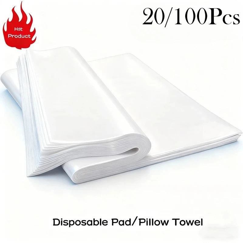 serviette jetable blanche non tissée hygiénique simple imperméable usage unique