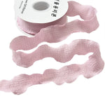 rubans organza rayés texturés couleur unie rose bleu orange beige floral 100 polyester