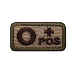 écussons sang type badges patchs militaires vert olive noir crochet boucle 2.5cm 5cm pos