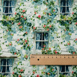 tissu coton imprimé floral vintage motifs champêtres opaques bricolage popeline 145cm DIY