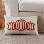 housse coussin halloween fantôme citrouille araignée orange décoration maison canapé chaise voiture polyester jacquard