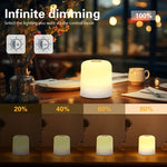 lampe led tactile usb blanc ombre douce moderne flux lumineux 60 249 veilleuse rond