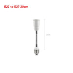 adaptateur culot lampe blanc doré texture métallique moderne câble flexible 20cm 30cm 40cm 50cm