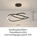 suspension lumineuse led moderne forme géométrique blanc noir minimaliste