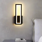 lampe murale moderne blanc noir or rectangulaire éclairage quotidien chambre entrée