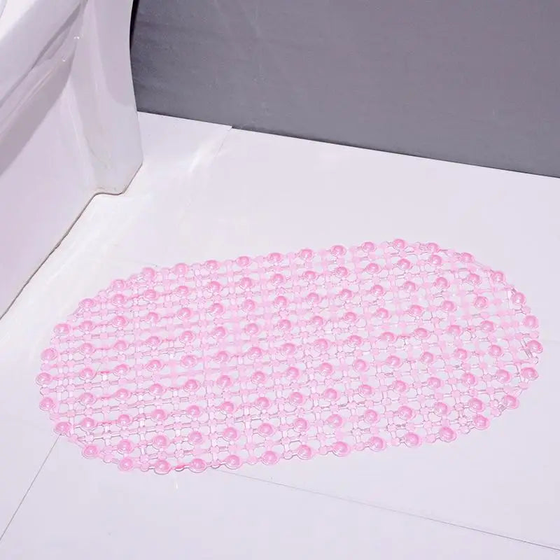 tapis bain violet rose bleu vert transparent moderne ventouses massage pvc