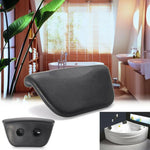 coussin bain noir simili cuir moderne imperméable doux spa repos dorsal