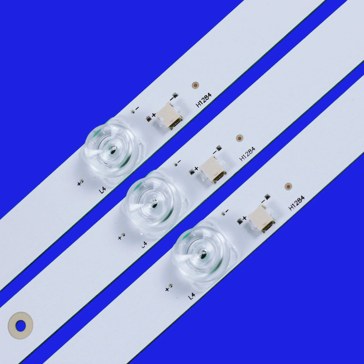 bande lumineuse led blanc transparent industrielle électronique fixation trou emballage carton brisées