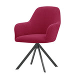 housse fauteuil pivotant jacquard gris moderne élasthanne polyester tringles complète