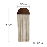 rideau franges vert moderne minimaliste textile opacité chambre salon decorationintérieur