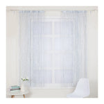 rideau decoratif boheme multicolore franges metalliques translucides barre superieure 200cm hauteur 100cm largeur