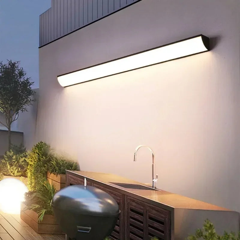 lampe murale led moderne blanche minimaliste ip65 hydrofuge 2492000lm 85265v