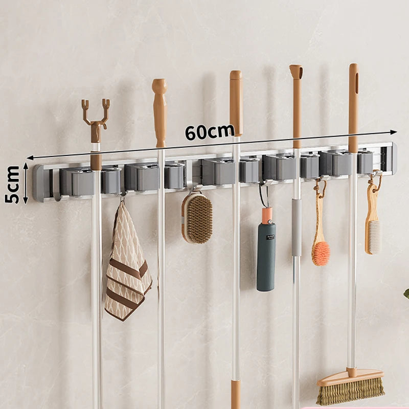 organisateur nettoyage mural multi outils respectueux environnement aluminium moderne