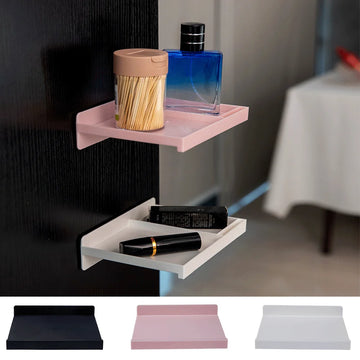 supports rangement étagère murale moderne adhésif double face surface texturée effet diamant salon noir
