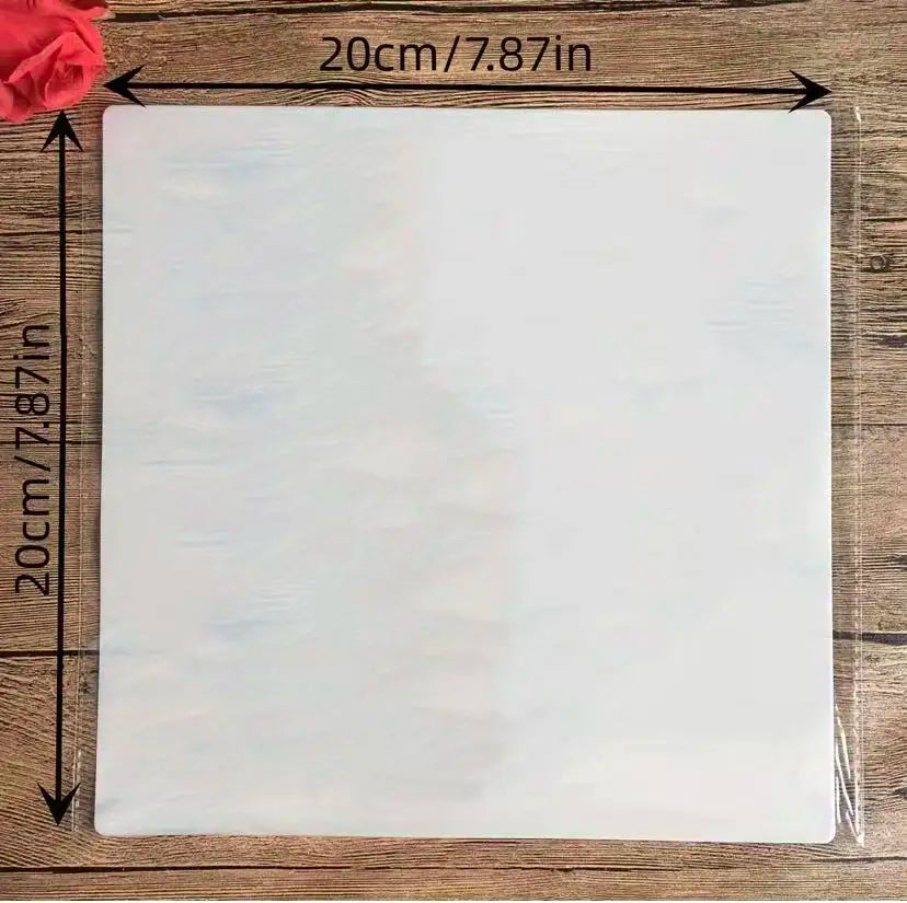 Stencil blanc motifs floraux géométriques papillon lune artisanal laser cut 20cm 20cm