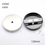 disque suspension lampe métal fer moderne blanc chrome rouge bronze pearl black gold bronze