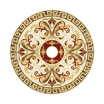 décoratif stickers ornements floraux géométriques classique baroque adhésif beige noir or rouge