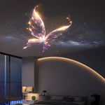 projecteur led mural multicolore papillon étincelles veilleuse moderne adaptable usb cable flexible