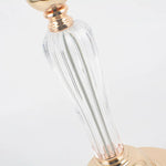 bougeoirs or transparent rondelles mariage anniversaire décoration moderne classique