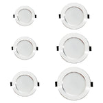 Spot LED moderne 9W 12W 15W blanc clips fixation autoinstallé ABSCOEF