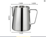 pichet lait acier inoxydable tasse latte art espresso percolateur gooseneck kettle mocha pot