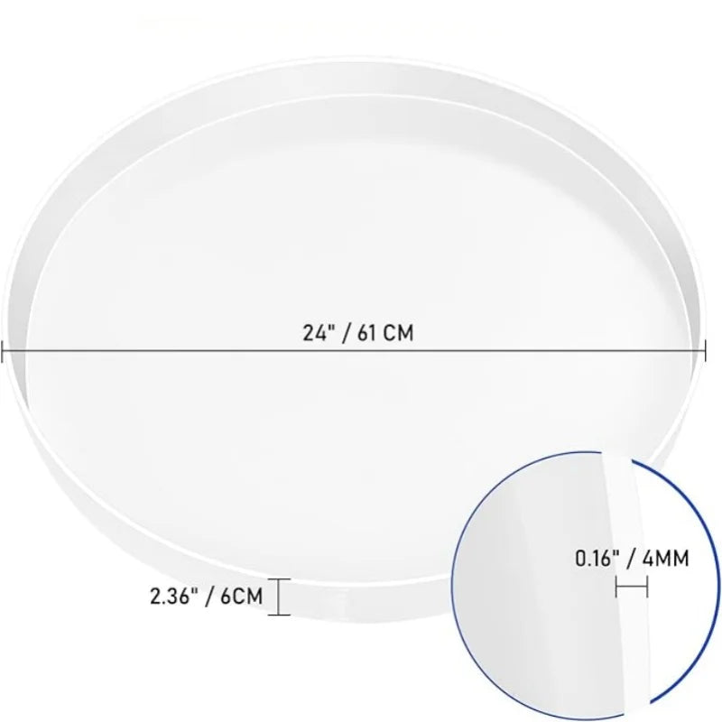 moule silicone transparent motif floral paysage moderne décoration table horloge murale