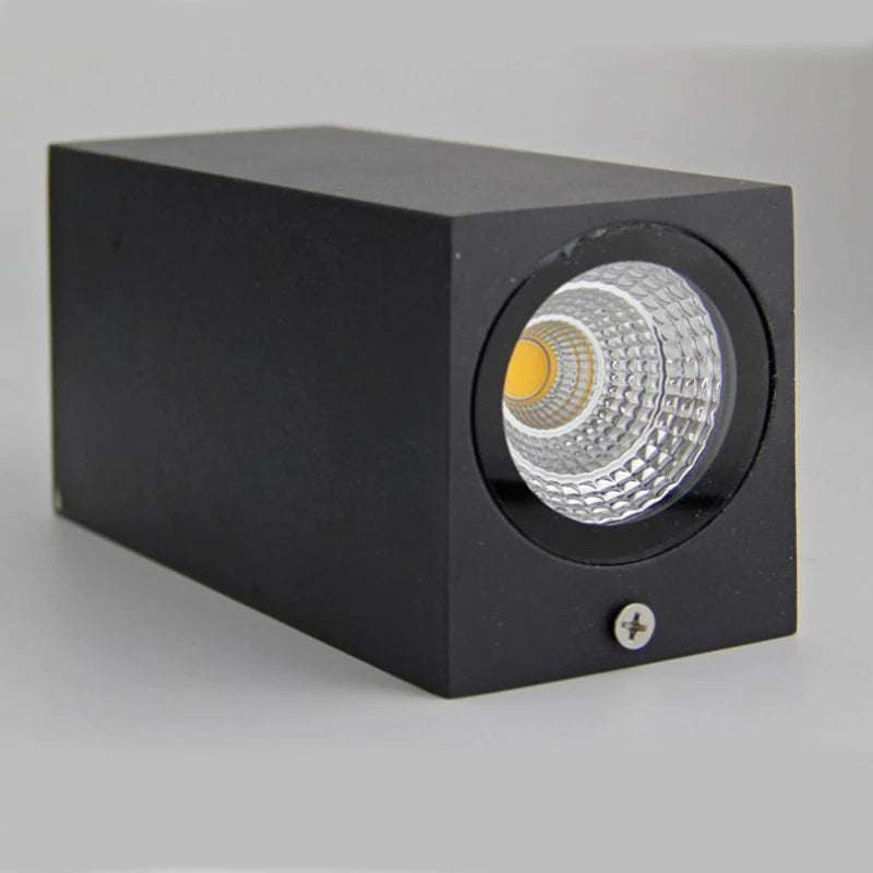 applique murale led moderne noire ip65 mur fixe ampoule incluse autonome