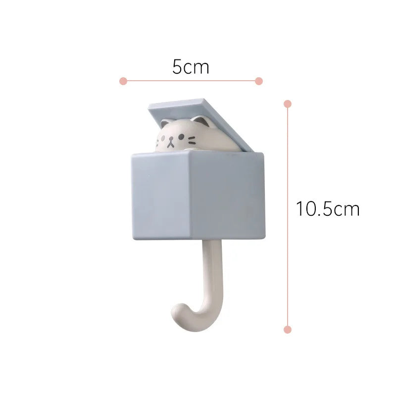 porte savon adhésif chat motif moderne sac toile couleur blanc rose beige