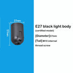 ampoules led e14 e27 blanc noir anneau fixation moderne sans visibilité fixe