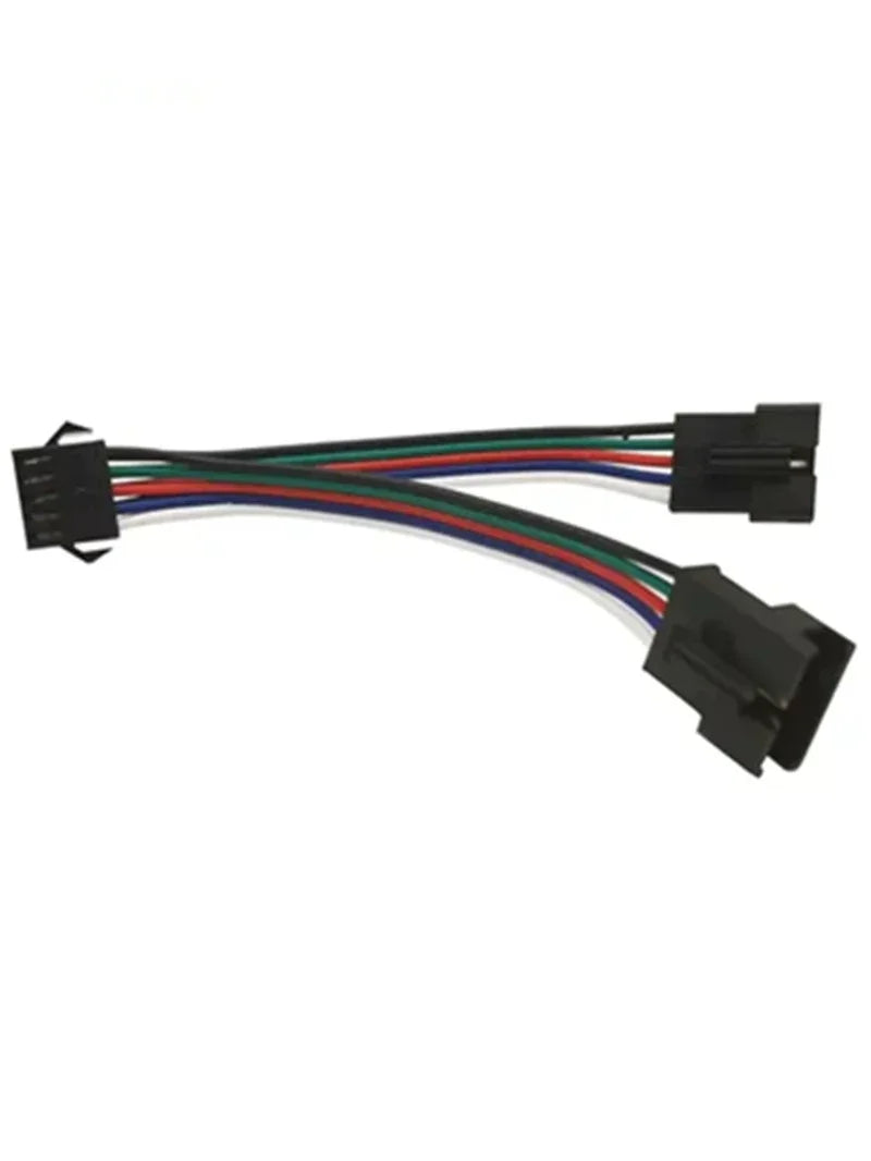 câble patch led connecteur sm jst ws2812 ws2811 rgb 24v noir rouge bleu vert