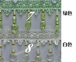 ruban decoratif dentelle coeurs 14 couleurs 6.5cm largeur mariage decoration elegante