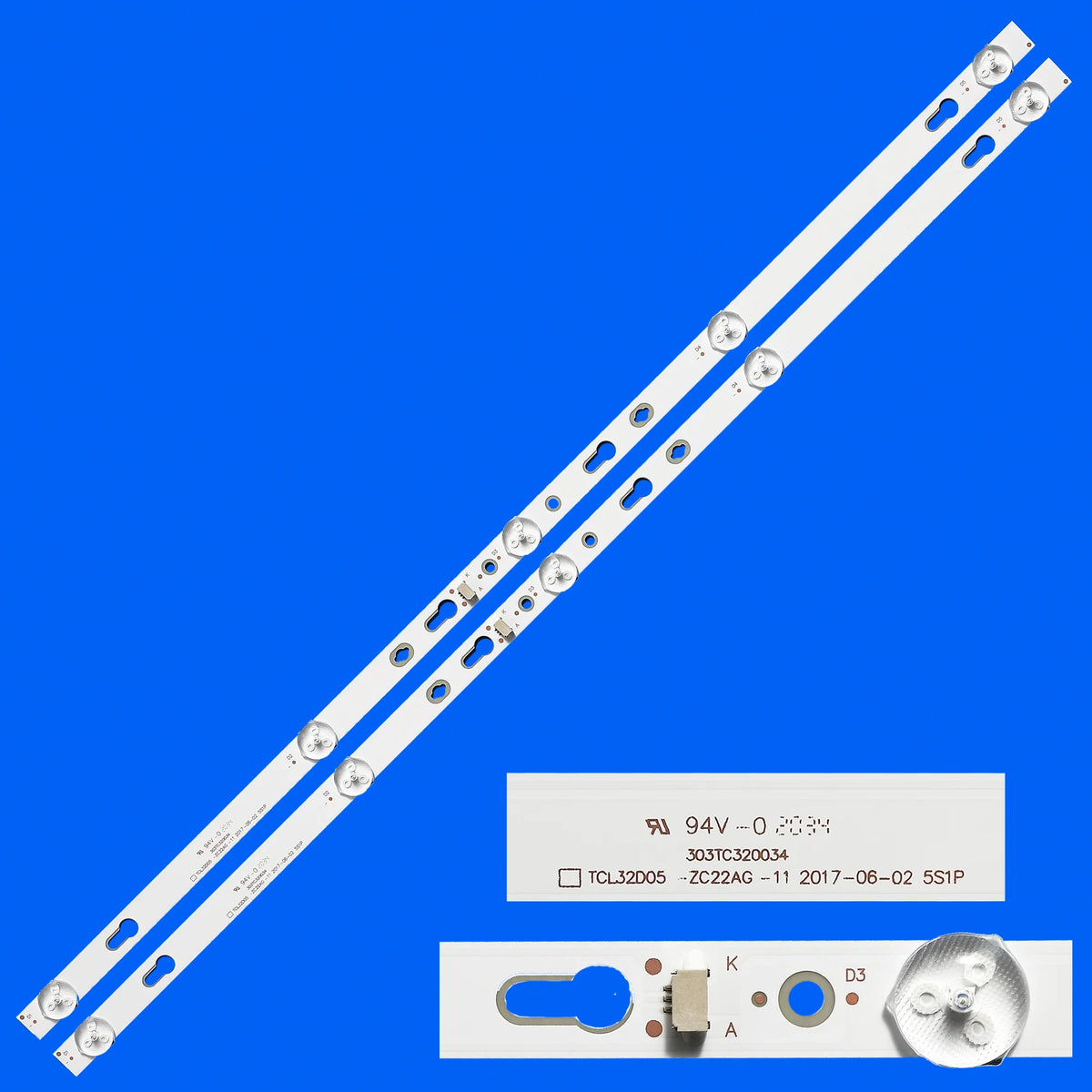 ruban lumineux led blanc moderne certification 30x15230034 tclj32005 zcz2046 étiquette technique