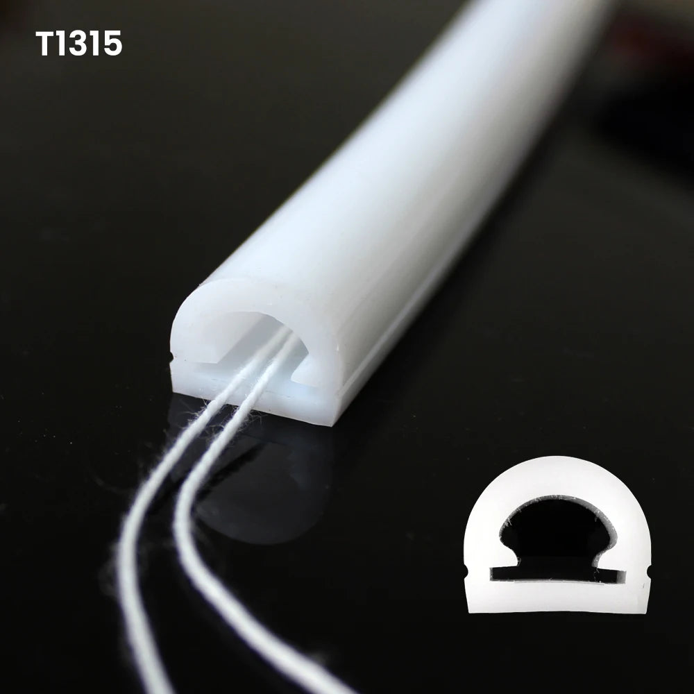 profils lumineux silicone blanc modernes eyelets flexibles led étanches 05m 1m 2m 3m