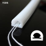 profils lumineux silicone blanc modernes eyelets flexibles led étanches 05m 1m 2m 3m