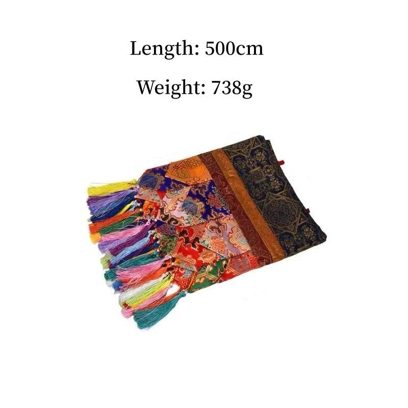 sac main patchwork brodé couleurs vives ethnique boho chic tassels multicolores