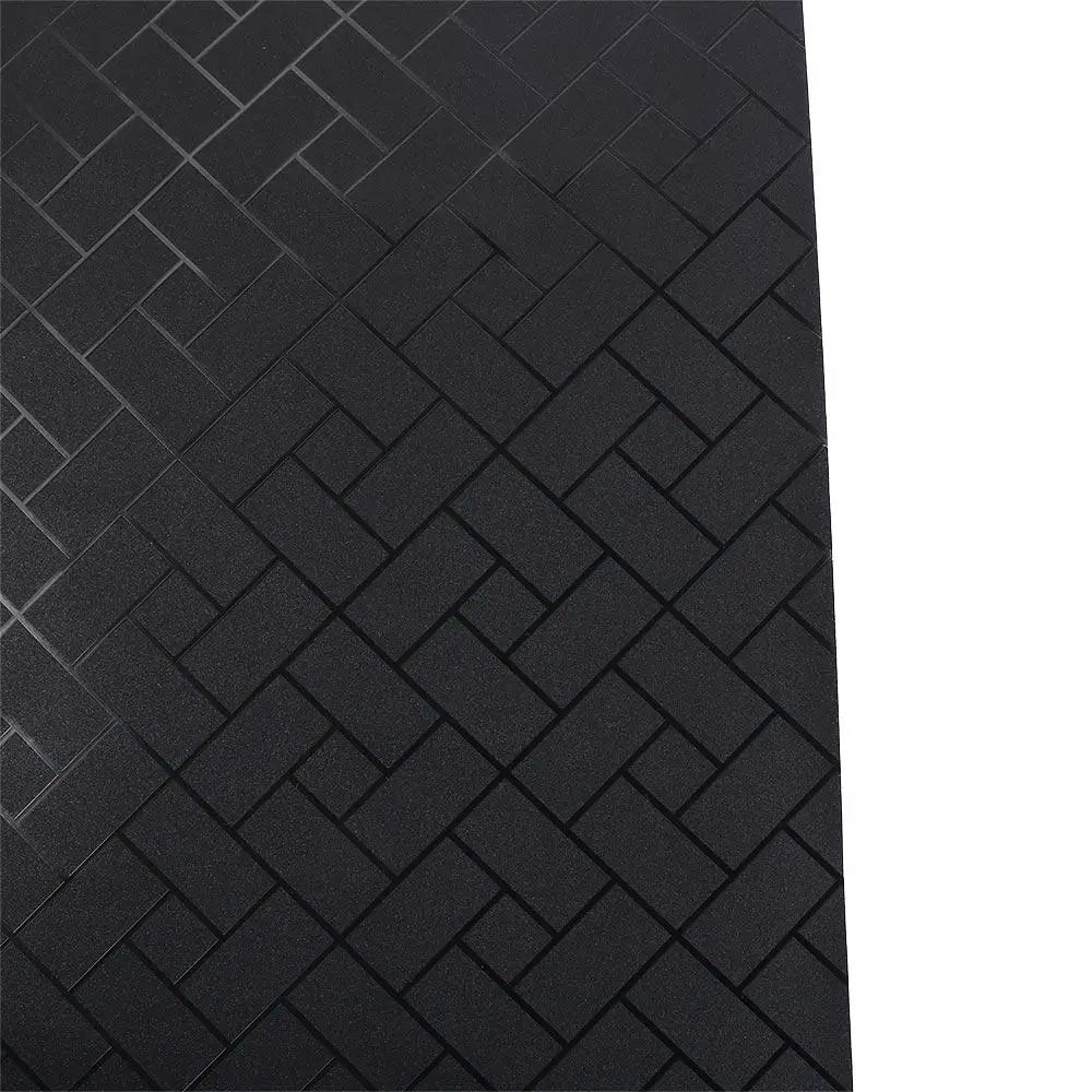 panneau décoratif moderne noir carreaux géométriques opacité 30x45cm 45x45cm 45x50cm 45x60cm 45x78cm