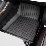 tapis sol voiture noir rayures horizontales moderne intérieur imperméable caoutchouc fibre synthétique toutes saisons