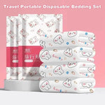 draps jetables blancs motif lapins nuages lucky floral voyage enfants doux légèrement duveté