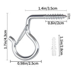 boucles suspension vis fixations noires blanches dorées argentées modernes fonctionnelles
