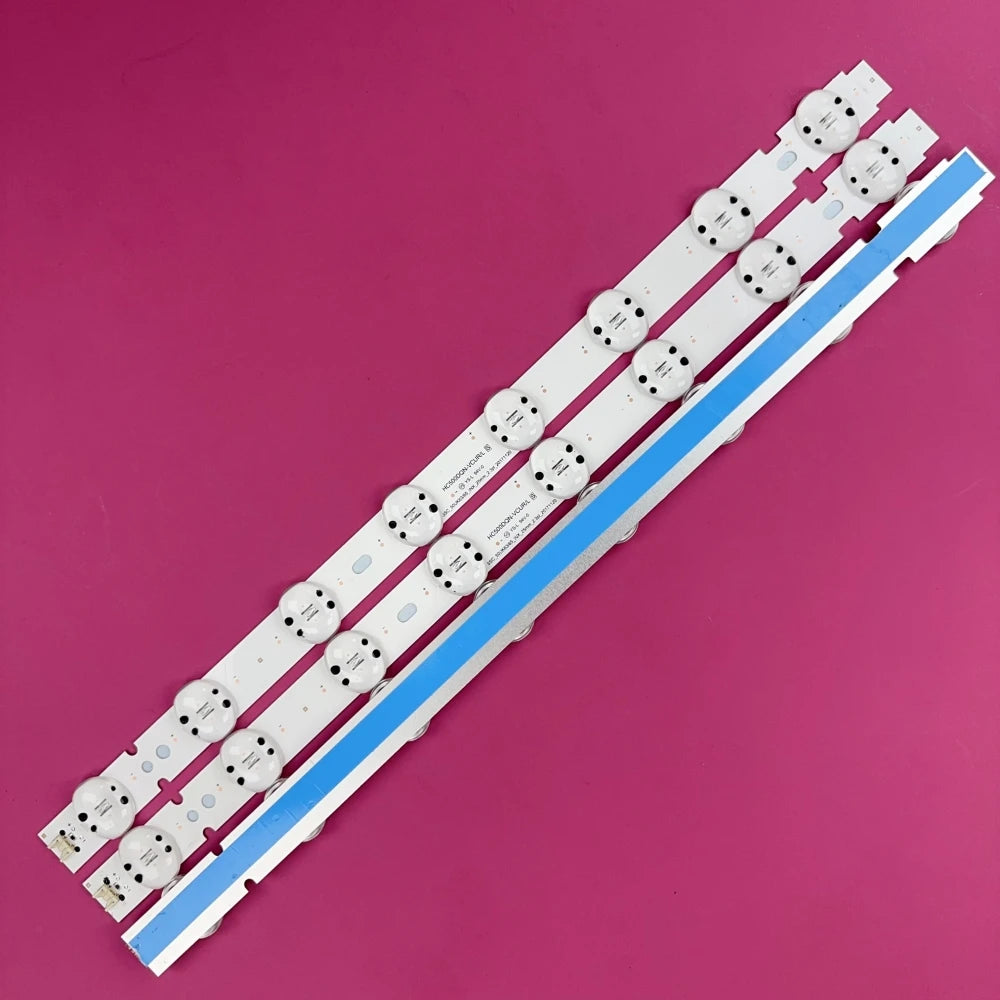 bande lumineuse led blanc bleu 520mm 8led moderne fixations adaptateur 110 240v
