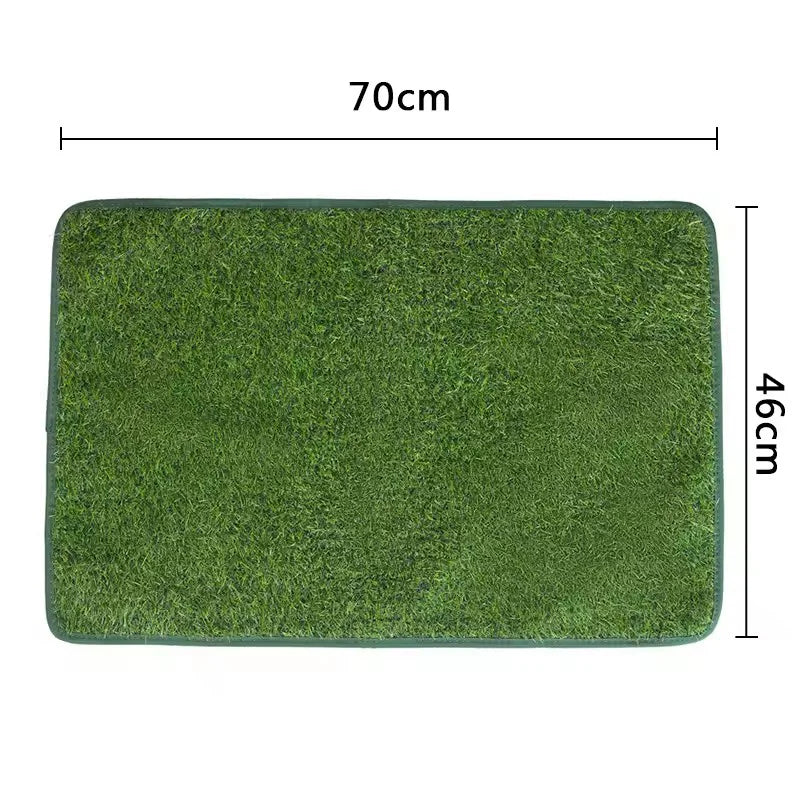 tapis herbe artificielle vert moderne chiens réutilisable lavable sans odeurs drainage intérieur