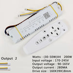 contrôleur led intelligent télécommande câbles signalisation entrée led 1050v moderne blanc