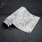 tapis souris caoutchouc noir gris texture marbrée moderne adhésif grande taille protection gaming
