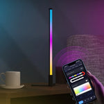 lampe led moderne noire rgb controle application télécommande flux 249 2000w aluminium