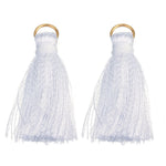 pompons franges polyester multicolores anneau métallique vêtements rideaux décoratifs textiles maison bricolage bijoux pendentifs