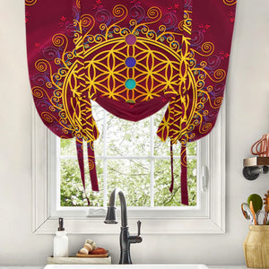Rideau oriental pour salon à motifs géométriques