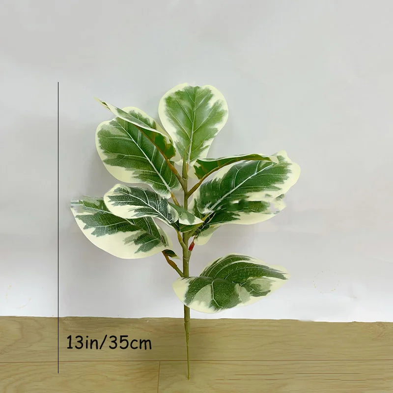 plante artificielle branche ficus verte moderne extérieur intérieur décoration maison jardin exposition sol